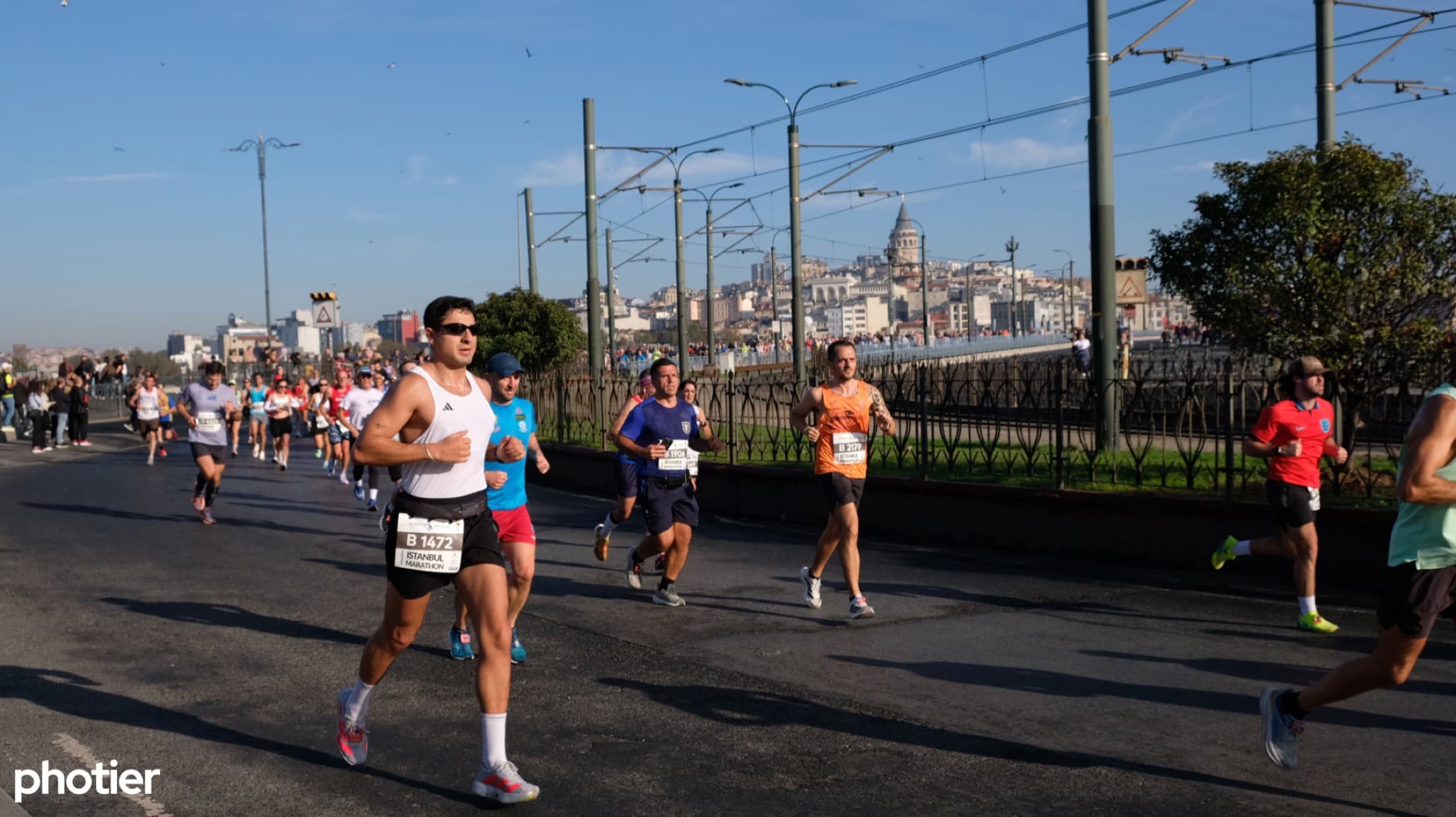 Ahmet Can Özdemir running the Istanbul Marathon